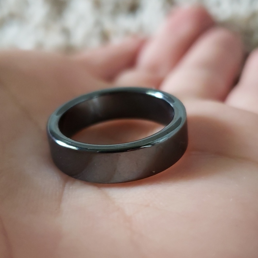 Hematite ring
